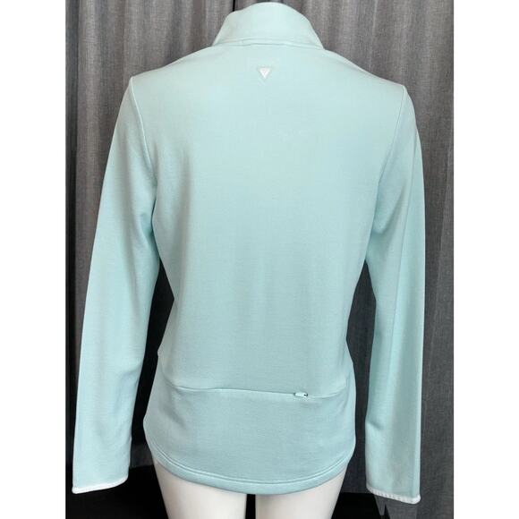 New York Yankees Women's Levelwear By MLB Small Blue Quarter Zip Jacket NWT Knox - Picture 16 of 16